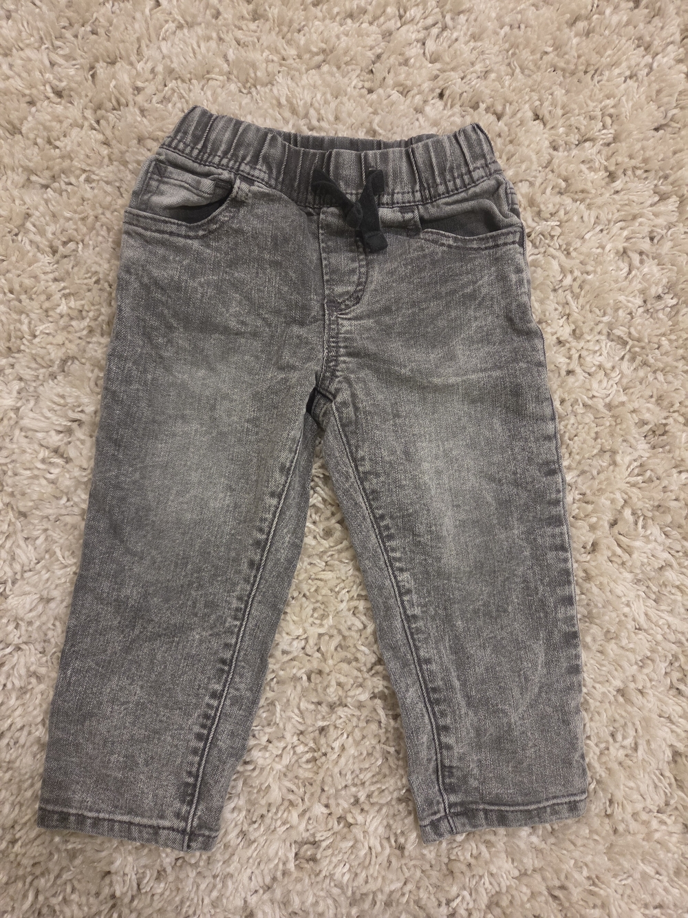 GAP Kids Gray Washed Pull-On Jeans